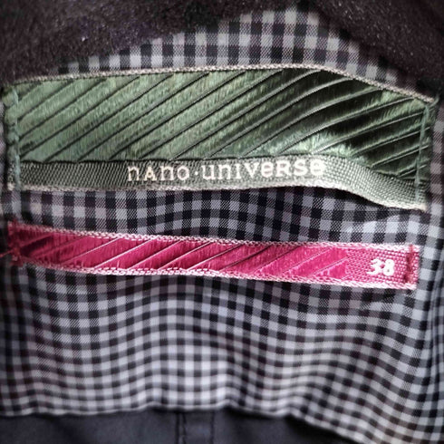 ナノユニバース NANO universe ナイロンライダースジャケット レディース JPN:38