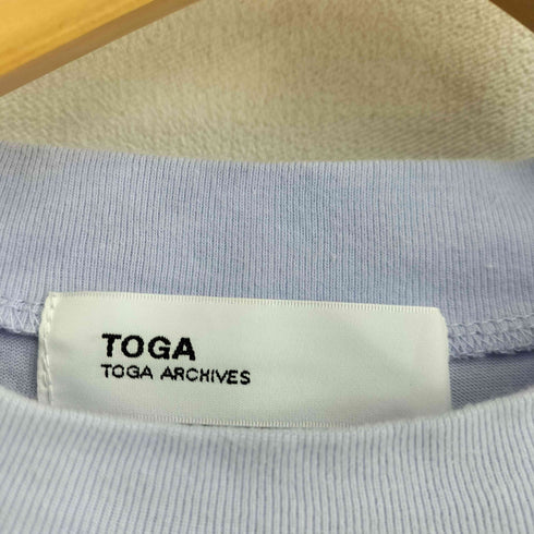 トーガアーカイブス TOGA ARCHIVES バックオープン リブスリット スウェットリブ カットソー レディース 36