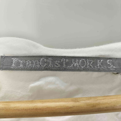フランシストモークス FranCisT_MOR.K.S スワロフスキークリスタル ジャガードVネックTシャツ メンズ JPN:2