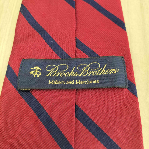 ブルックスブラザーズ BROOKS BROTHERS ストライプ柄 シルクネクタイ メンズ
