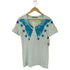 フランシストモークス FranCisT_MOR.K.S ラメプリント VネックTシャツ メンズ JPN:2