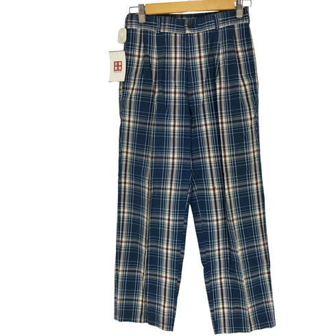 ラングラー Wrangler CASEY JONES マドラスチェック 2タック コットン スラックス パンツ メンズ 29