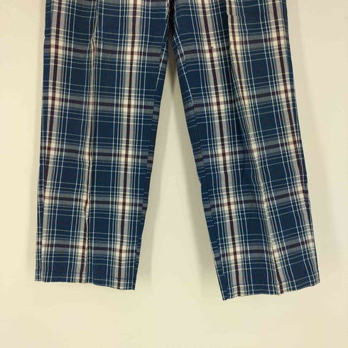 ラングラー Wrangler CASEY JONES マドラスチェック 2タック コットン スラックス パンツ メンズ 29