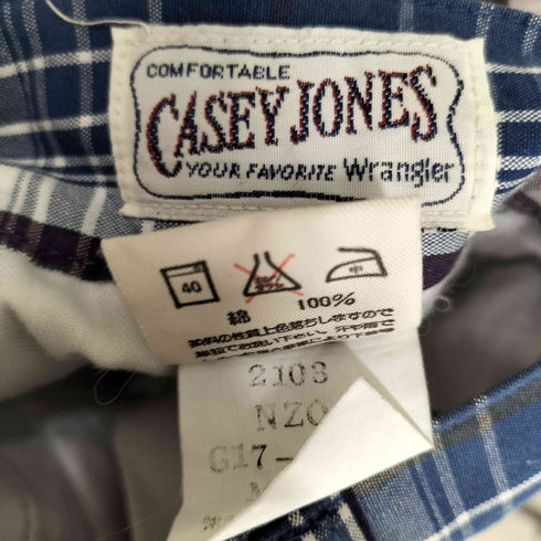 ラングラー Wrangler CASEY JONES マドラスチェック 2タック コットン スラックス パンツ メンズ 29