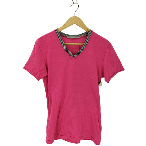 フランシストモークス FranCisT_MOR.K.S スワロフスキー装飾 VネックTシャツ メンズ JPN:2