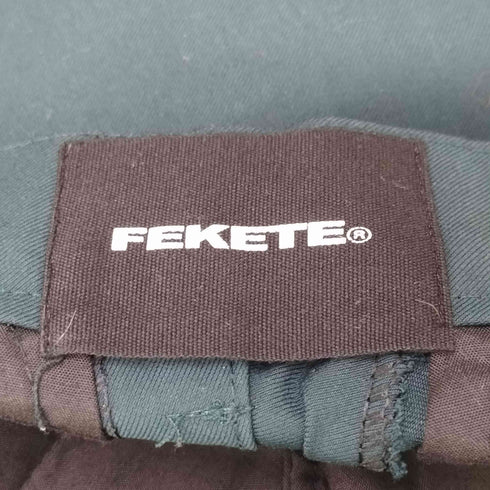 フェケテ FEKETE 2タック テーパード スラックス パンツ レディース