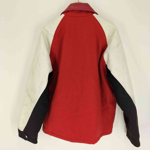 AVON SPORTS WEAR カナダ製 Duffield BOYS CLUB ワッペン 袖レザー ウール 切替 スタジアム ジャケット スタジャン メンズ US:44