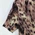ドレスキャンプ DRESS CAMP レオパード柄 VネックTシャツ メンズ JPN:46