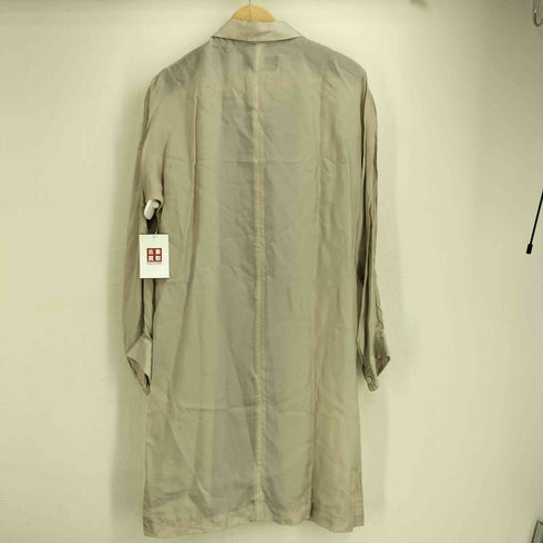 トリココムデギャルソン tricot COMME des GARCONS 96ss キュプラシャツ 異素材切替 シャツワンピース レディース