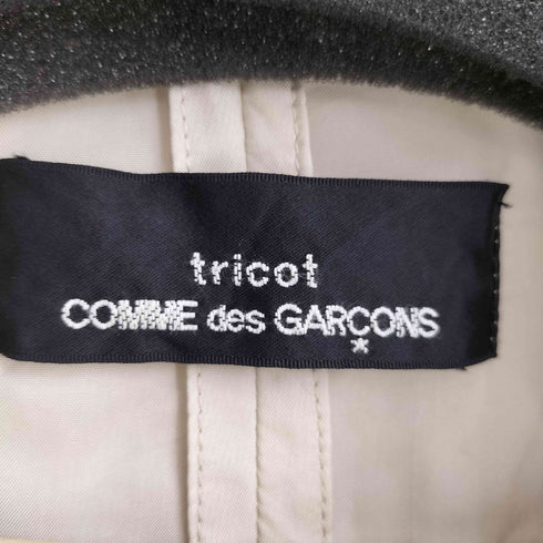 トリココムデギャルソン tricot COMME des GARCONS 96ss キュプラシャツ 異素材切替 シャツワンピース レディース