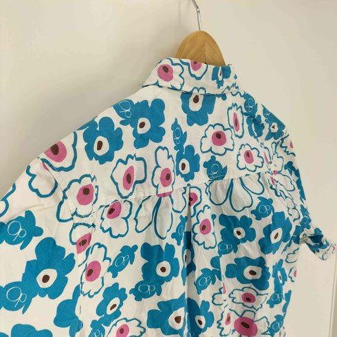 オーシャンパシフィック Ocean Pacific 花柄 総柄 S/S アロハ シャツ メンズ import:M