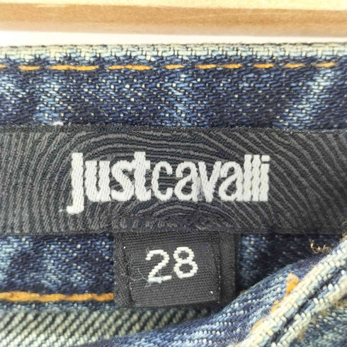 ジャストガヴァリ justcavalli y2k ダメージデニムパンツ メンズ US:28-29