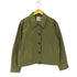 ザラ ZARA コットンナイロン ラペルカラーミリタリージャケット レディース JPN:M