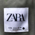 ザラ ZARA コットンナイロン ラペルカラーミリタリージャケット レディース JPN:M