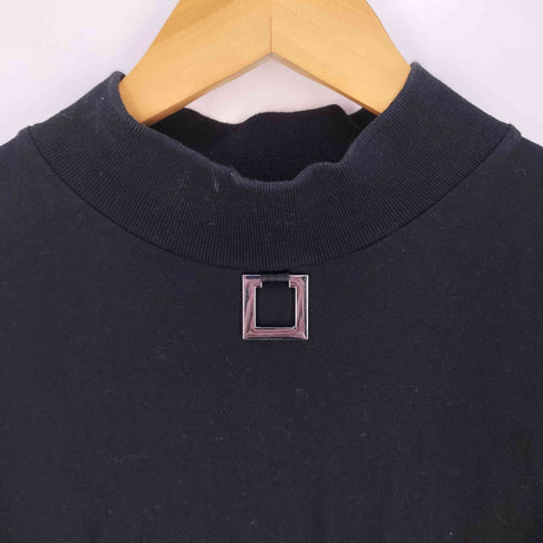 アドラー ADRER metal charm long high neck top メタル チャーム ロング ハイネック トップ ロングスリーブTシャツ メンズ JPN:M