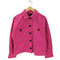 ザラ ZARA ショッキングピンク コーデュロイジャケット レディース import:XS