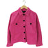 ザラ ZARA ショッキングピンク コーデュロイジャケット レディース import:XS