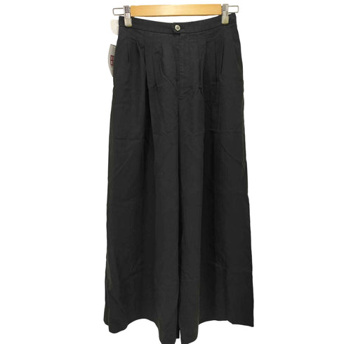 ノーリーズ NOLLEY’S 24AW ウォッシャブル セルロース 5タック ワイドパンツ ガウチョパンツ レディース JPN:36