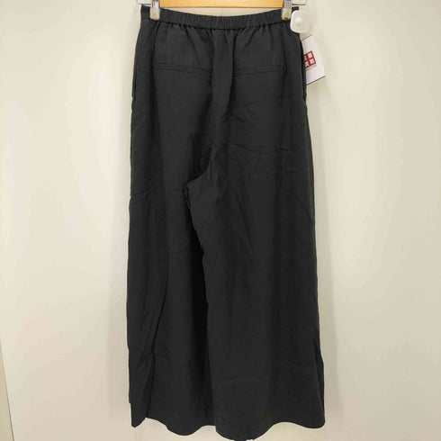 ノーリーズ NOLLEY’S 24AW ウォッシャブル セルロース 5タック ワイドパンツ ガウチョパンツ レディース JPN:36