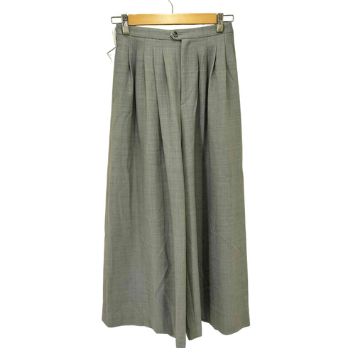 ノーリーズ NOLLEY’S 24AW ウォッシャブル Mannish ワイド パンツ レディース JPN:36