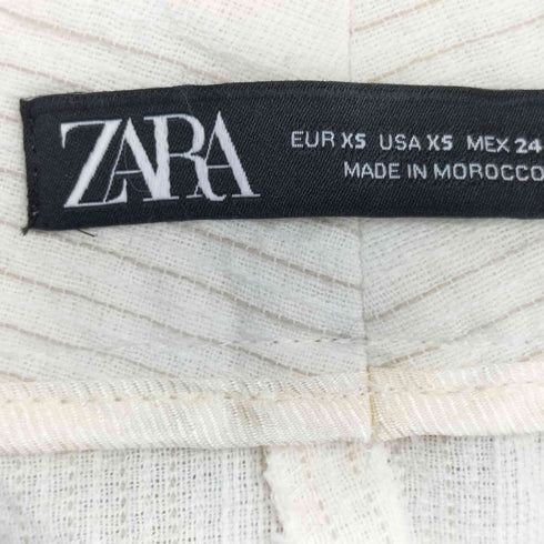 ザラ ZARA Rustic Wide Leg Pants レディース XS