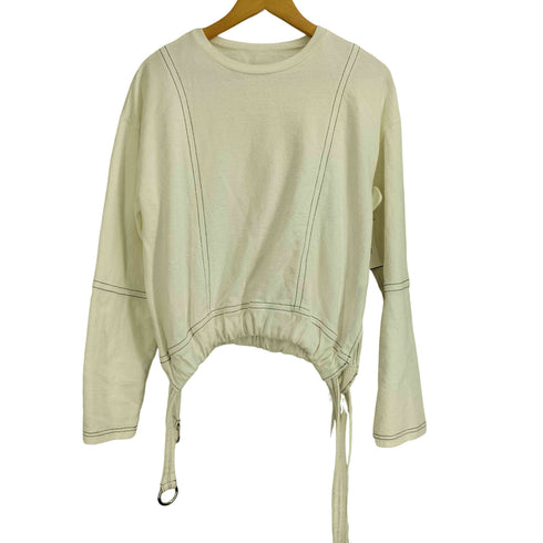 メゾンスペシャル MAISON SPECIAL 23ss ヘムギャザートップス レディース FREE