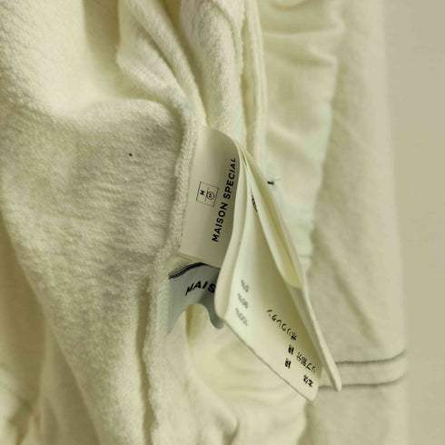 メゾンスペシャル MAISON SPECIAL 23ss ヘムギャザートップス レディース FREE