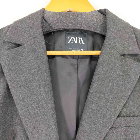 ザラ ZARA クロップドテーラードジャケット レディース S