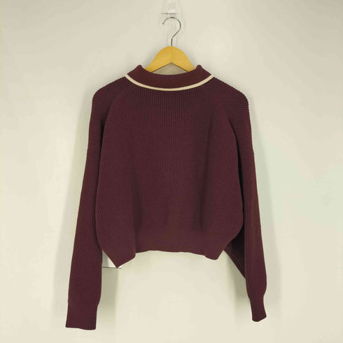 フレッドペリー FRED PERRY 別注 Tipped Collar Cardigan ティップド カラー カーディガン レディース UK:10