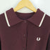 フレッドペリー FRED PERRY 別注 Tipped Collar Cardigan ティップド カラー カーディガン レディース UK:10