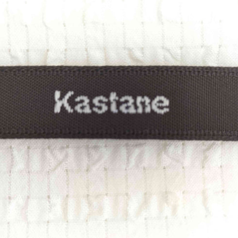 カスタネ Kastane ギンガムサッカーアレンジ七分袖ワンピース レディース FREE