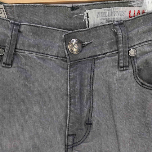 ZU ELEMENTS HANDMADE SLIM FIT テーパード デニムパンツ メンズ 30