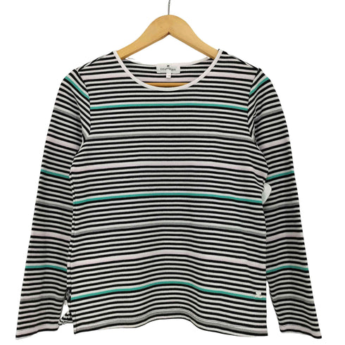 クレージュ courreges 裾ロゴ ボーダーカットソー レディース JPN:38