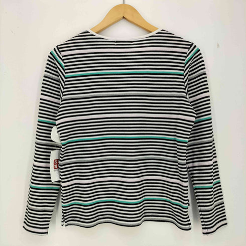 クレージュ courreges 裾ロゴ ボーダーカットソー レディース JPN:38
