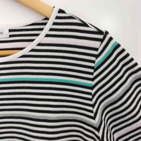 クレージュ courreges 裾ロゴ ボーダーカットソー レディース JPN:38