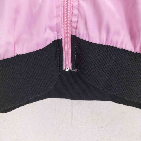 PINK LADIES サテンブルゾン レディース XL