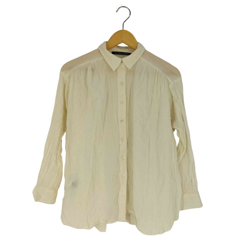 コントワーデコトニエ COMPTOIR DES COTONNIERS ワッシャーコットンシアーシャツ レディース JPN:M