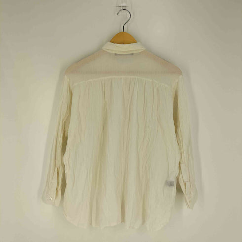 コントワーデコトニエ COMPTOIR DES COTONNIERS ワッシャーコットンシアーシャツ レディース JPN:M