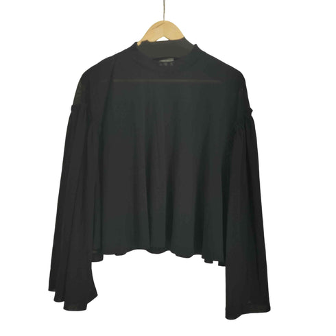 エフィレボル .efiLevol シアー パフスリーブ クロップド カットソー レディース JPN:0