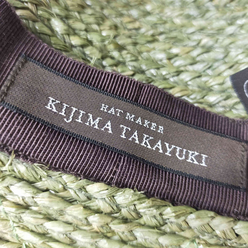 キジマタカユキ KIJIMA TAKAYUKI 22SS RAFFIA METRO HAT レディース 1