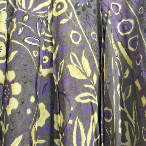 ウィークエンドマックスマーラ Weekend Max Mara ペイズリー 花柄 ハイウエスト プリーツ ミディ丈 スカート レディース JPN:36