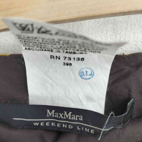 ウィークエンドマックスマーラ Weekend Max Mara ペイズリー 花柄 ハイウエスト プリーツ ミディ丈 スカート レディース JPN:36