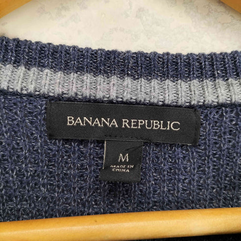 バナナリパブリック BANANA REPUBLIC ワッフルヘンリーネックカットソー メンズ JPN:M