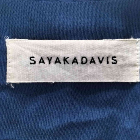 SAYAKADAVIS スナップボタンパーカー レディース ONE SIZE