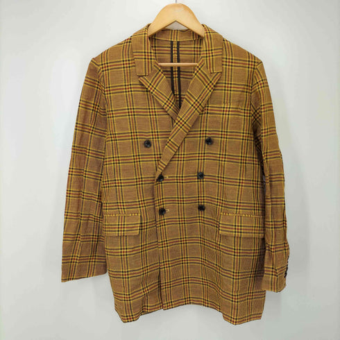 ビームスボーイ BEAMS BOY 22SS チェック ロング ダブル ジャケット レディース JPN:1