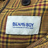 ビームスボーイ BEAMS BOY 22SS チェック ロング ダブル ジャケット レディース JPN:1