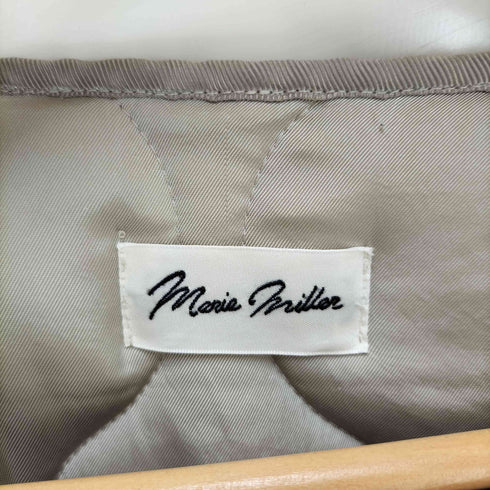 MARIA MILLER ノーカラー キルティングコート レディース FREE