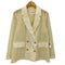 レイビームス Ray BEAMS 24SS メッシュ 4ボタン ダブル ジャケット レディース JPN:1