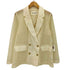 レイビームス Ray BEAMS 24SS メッシュ 4ボタン ダブル ジャケット レディース JPN:1
