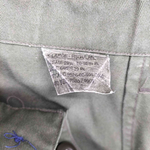 ユーエスアーミー U.S. ARMY 02年製 BDUカーゴパンツ メンズ X-LARGE REGULAR